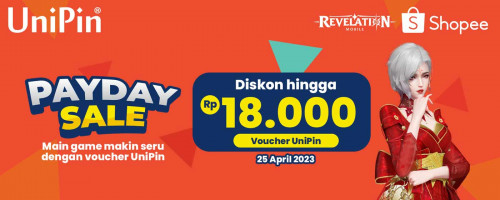 Main Game Makin Seru dengan Voucher UniPin - Promo Diskon Hingga Rp 18rb Voucher UniPin di Payday Sale Shopee 2023